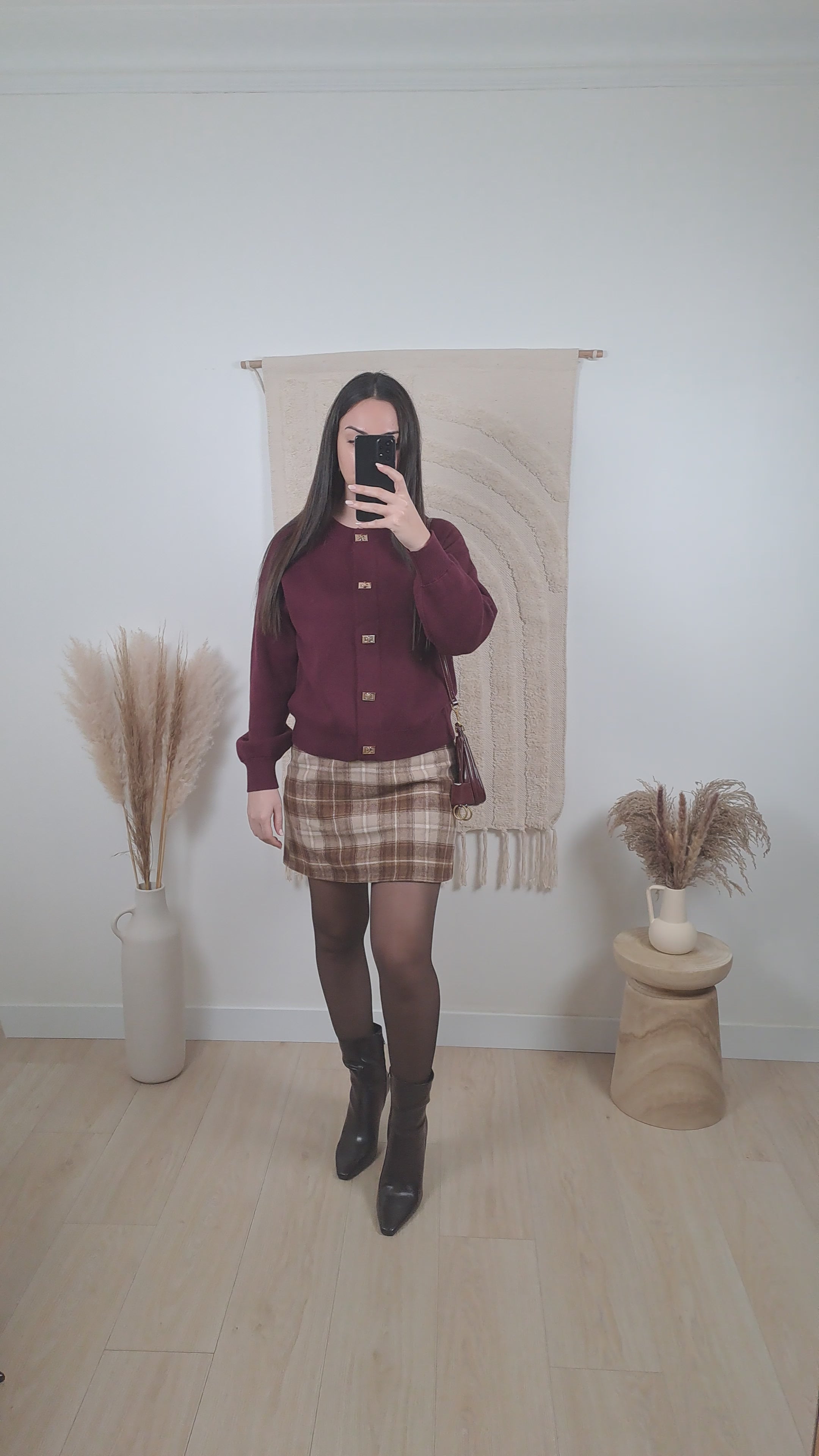 Gilet Louise Bordeaux