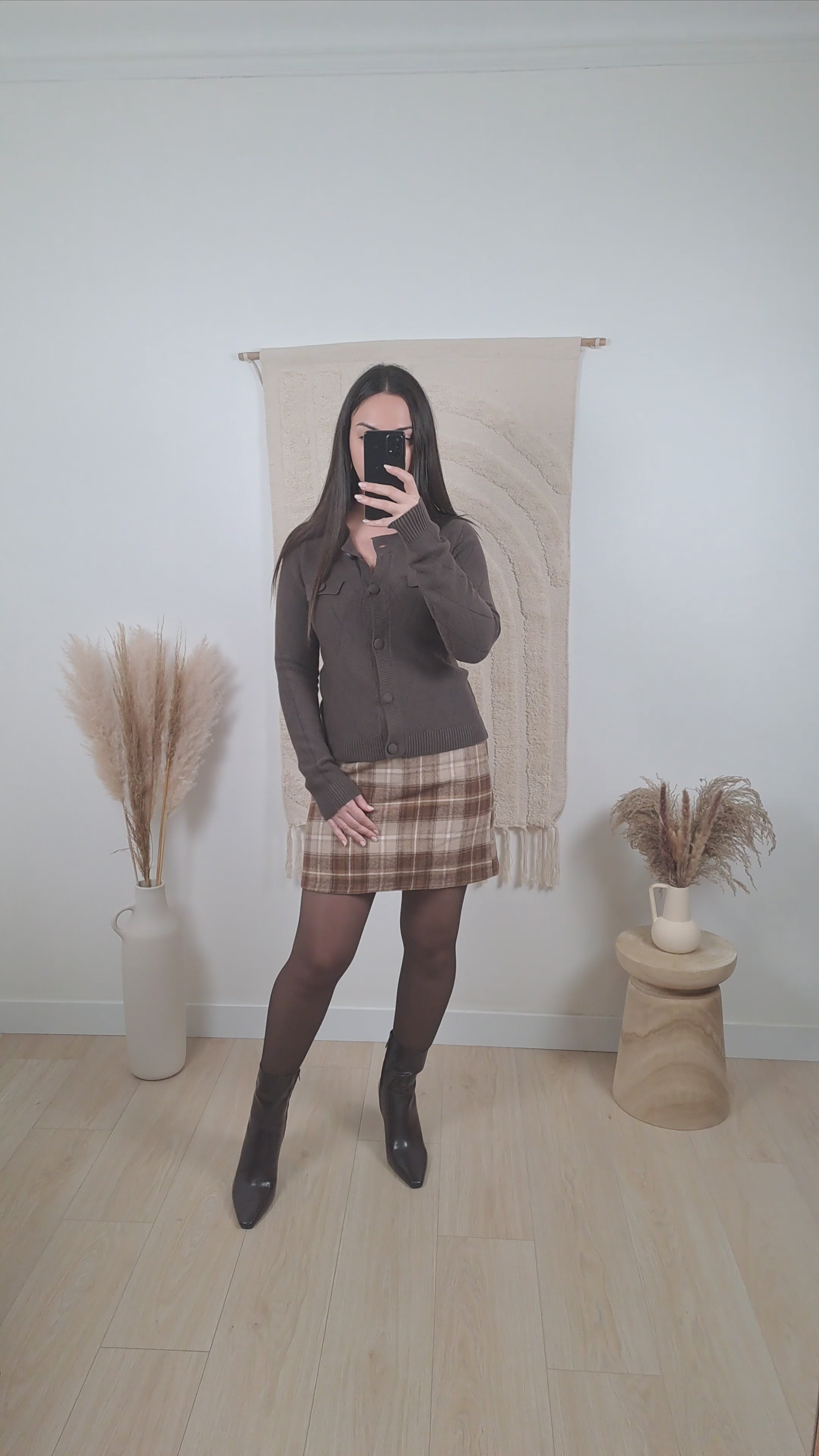 Gilet Hélène Marron