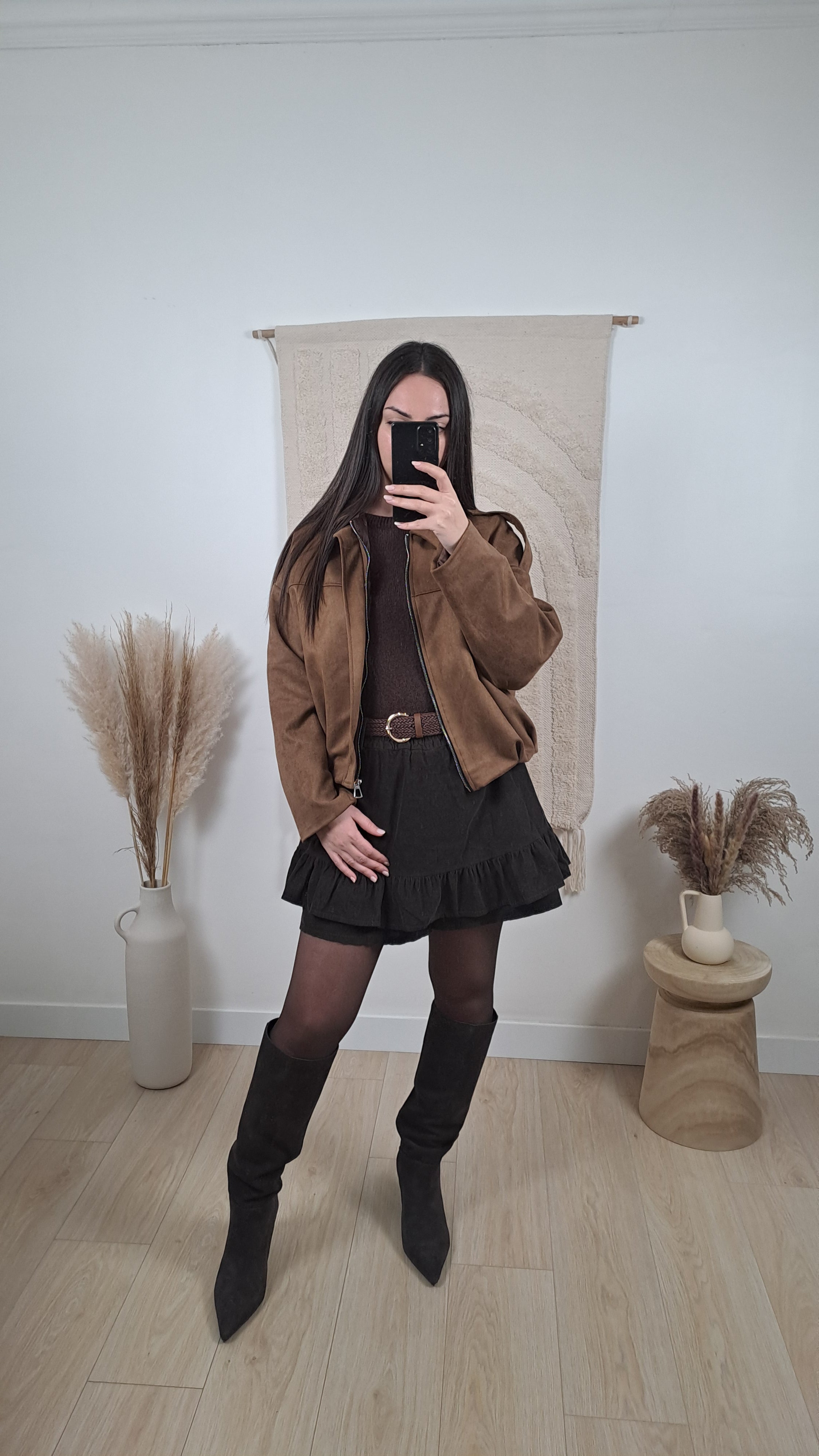 Jupe Charlotte Marron