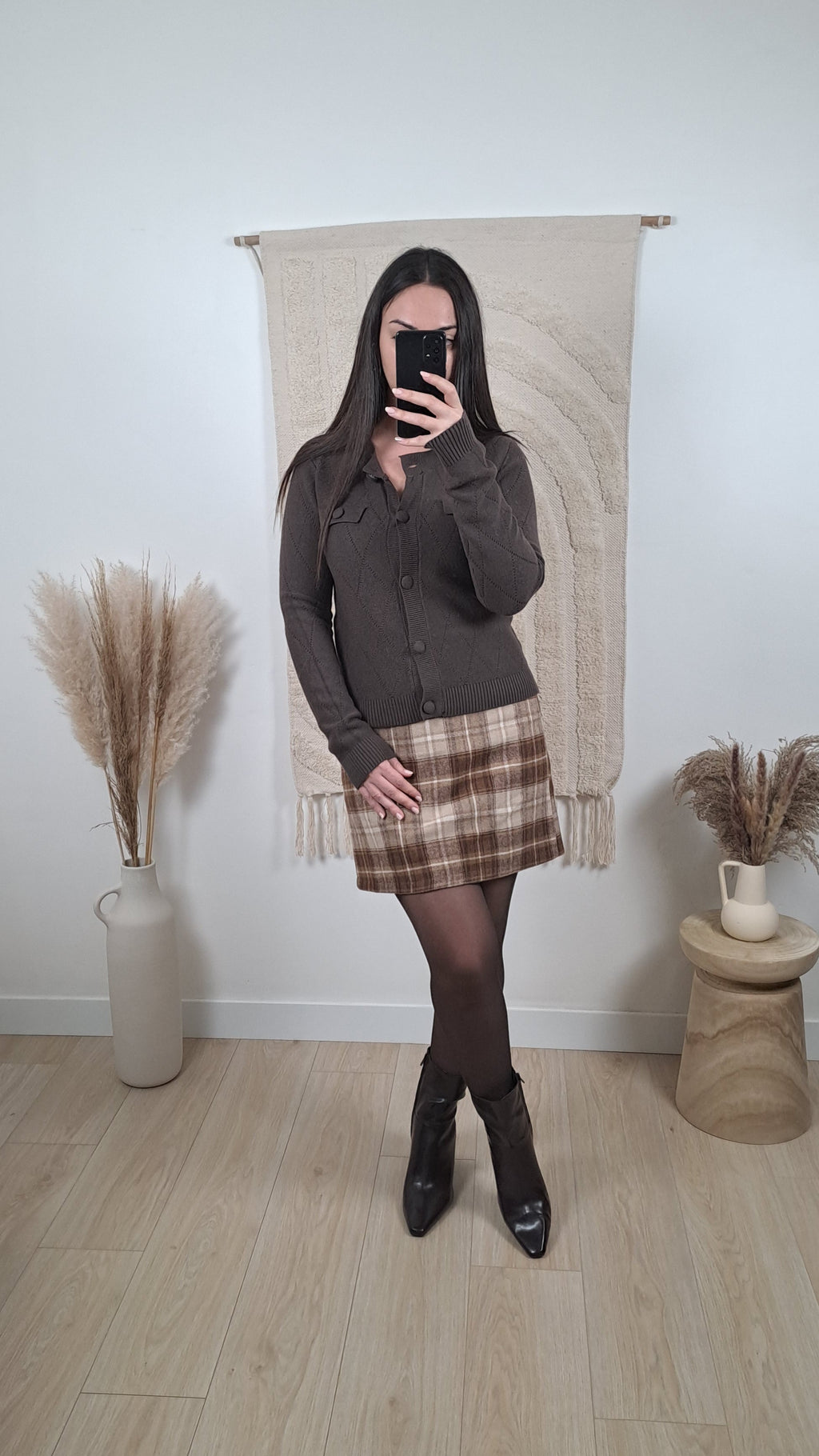 Gilet Hélène Marron