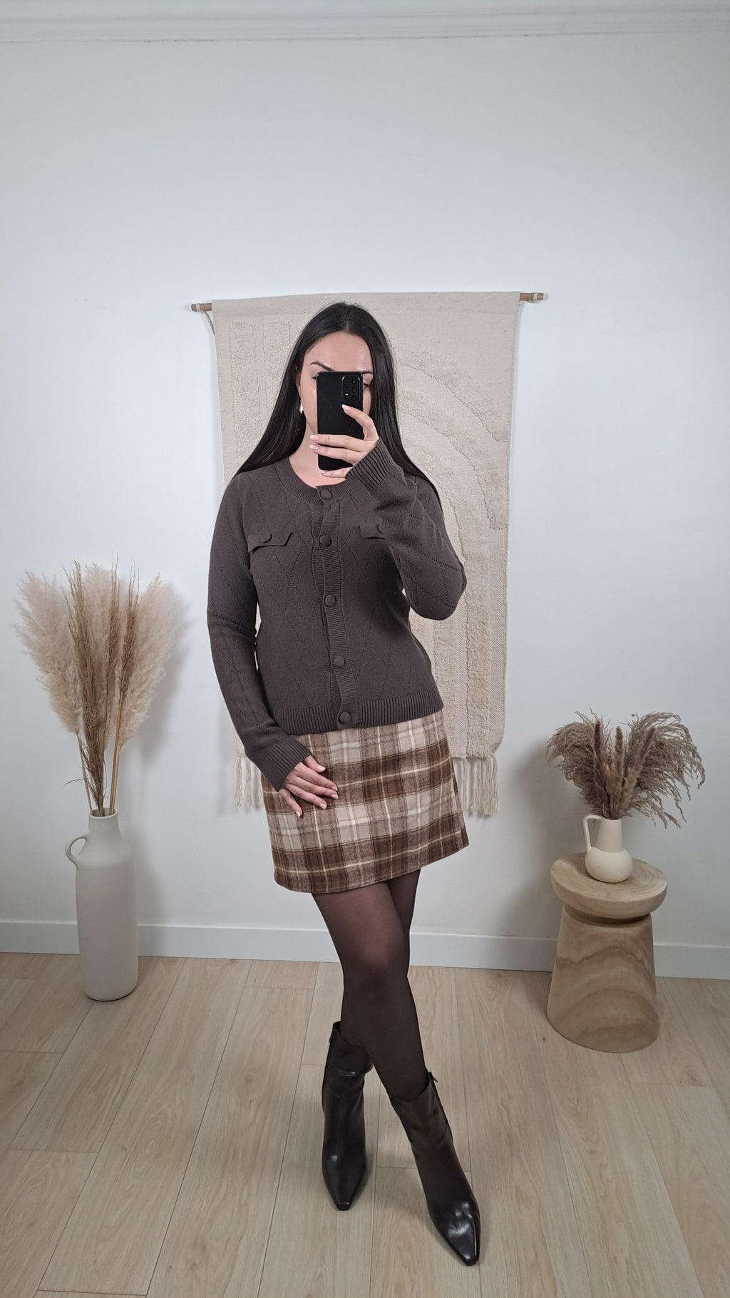 Gilet Hélène Marron