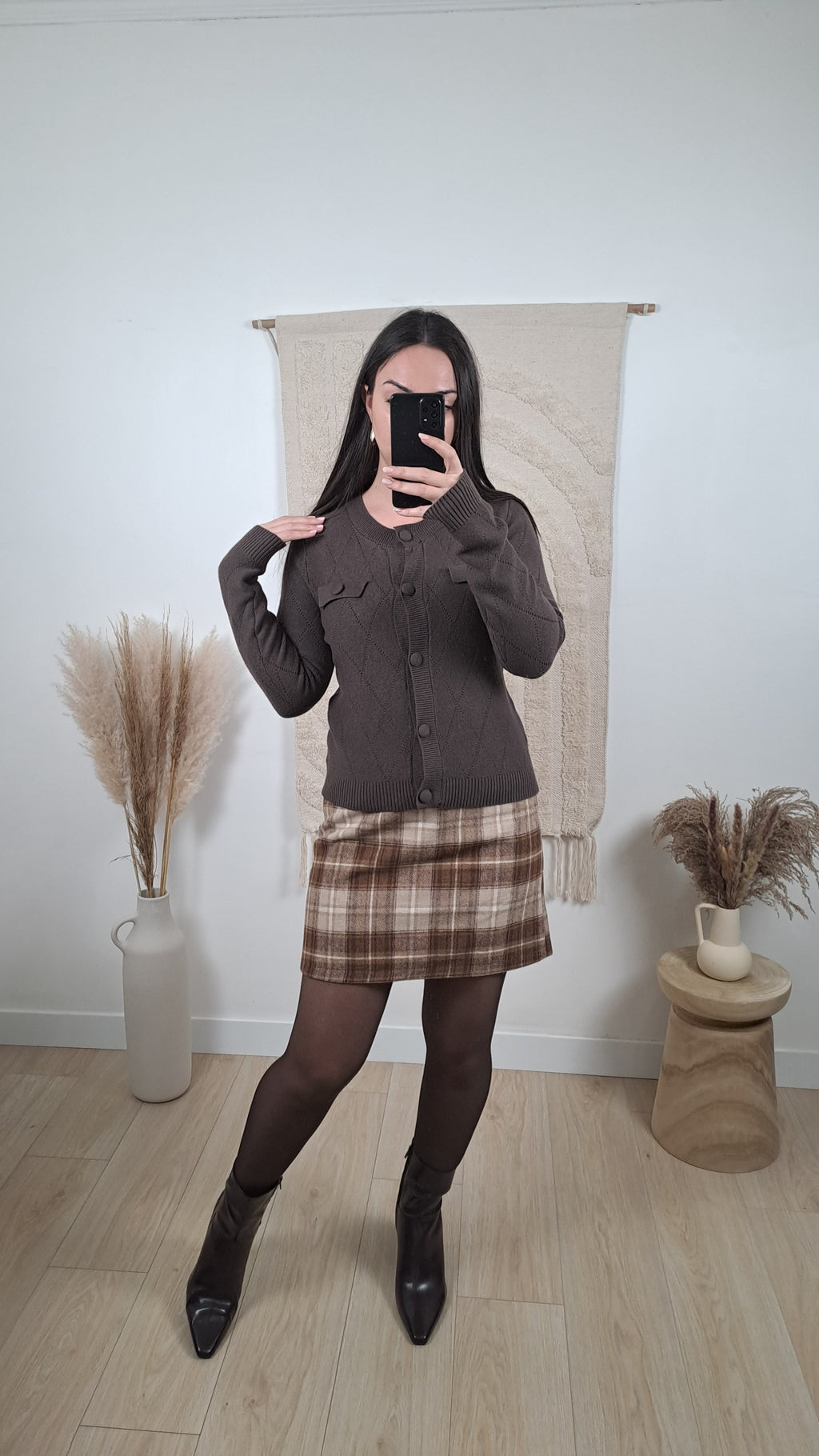 Gilet Hélène Marron