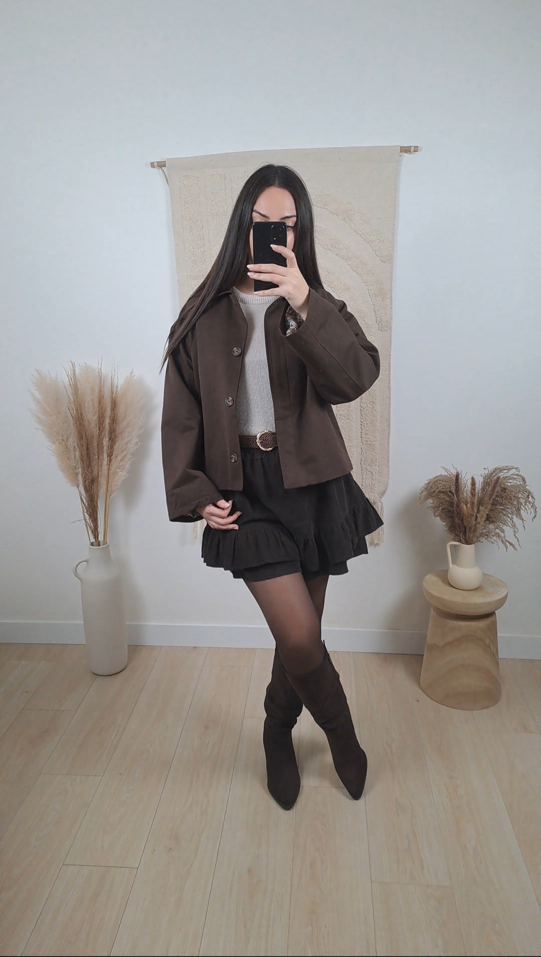 Jupe Charlotte Marron